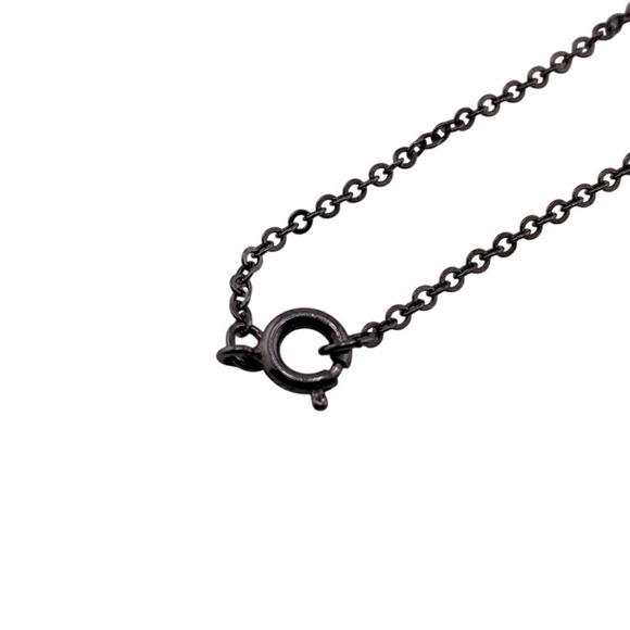 CHANEL Red Logo Necklace